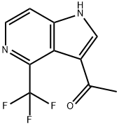 3-Acetyl-4-trifluoroMethyl-5-azaindole Structure