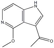 3-Acetyl-4-Methoxy-5-azaindole Structure