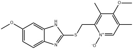 5-Methoxy-2-[[(4-Methoxy-3,5-diMethyl-2-pyridinyl)Methyl]thio]-1H-benziMidazole N-Oxide Struktur