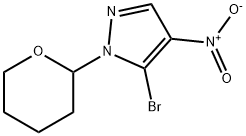 5-BroMo-4-nitro-1-(tetrahydro-2H-pyran-2-yl)-1H-pyrazole Structure