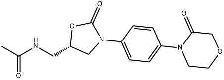 AcetaMide, N-[[(5S)-2-oxo-3-[4-(3-oxo-4-Morpholinyl)phenyl]-5-oxazolidinyl]Methyl]- Structure