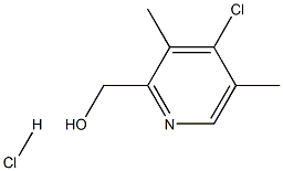(4-Chloro-3,5-diMethylpyridin-2-yl)Methanol Hydrochloride Struktur