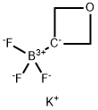 トリフルオロ(オキセタン-3-イル)ほう酸カリウム 化学構造式