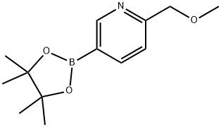 2-(MethoxyMethyl)-5-(4,4,5,5-tetraMethyl-1,3,2-dioxaborolan-2-yl)pyridine Struktur