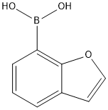 ベンゾフラン-7-ボロン酸 化学構造式