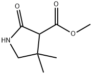 Methyl 4,4-DiMethyl-2-oxopyrrolidine-3-carboxylate Structure