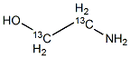 Ethanolamine-13C2 Structure