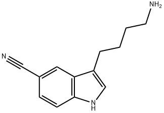 3-(4-氨基丁基)-1H-吲哚-5-甲腈,143612-85-5,结构式