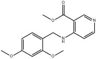 Methyl 4-((2,4-diMethoxybenzyl)aMino)nicotinate Structure
