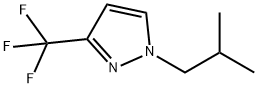 1-Isobutyl-3-trifluoroMethyl-1H-pyrazole Struktur