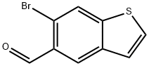 6-BroMobenzo[b]thiophene-5-carbaldehyde Struktur