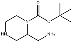 2-(氨基甲基)-1-哌嗪羧酸叔丁酯, 1441161-43-8, 结构式