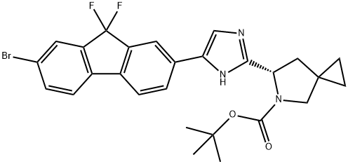 1441670-89-8 (6S)-6-[5-(7-溴-9,9-二氟-9H-芴-2-基)-1H-咪唑-2-基]-5-氮杂螺[2.4]庚烷-5-羧酸叔丁酯