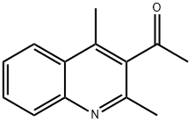 1-(2,4-二甲基喹啉-3-基)乙酮,14428-41-2,结构式