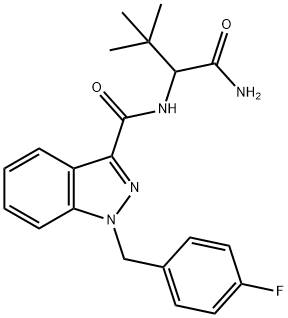 N-[1-(Aminocarbonyl)-2,2-dimethylpropyl]-1-[(4-fluorophenyl)methyl]-1H-indazole-3-carboxamide