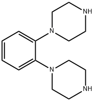 1,2-Bis(piperazin-1-yl)benzene Struktur