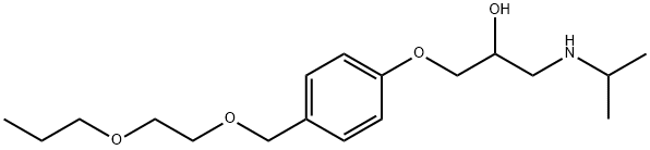 Bisoprolol EP IMpurity B HeMifuMarate (Bisoprolol n-Propyl Derivative HeMifuMarate) Structure