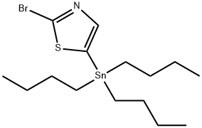2-broMo-5-(tributylstannyl)thiazole Structure