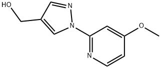 (1-(4-Methoxypyridin-2-yl)-1H-pyrazol-4-yl)Methanol Struktur