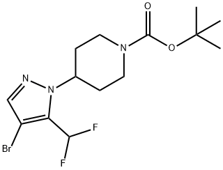 1449117-77-4 4-(4-溴-5-(二氟甲基)-1H-吡唑-1-基)哌啶-1-羧酸叔丁酯