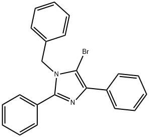 1-苄基-5-溴-2,4-二苯基-1H-咪唑, 1449390-00-4, 结构式