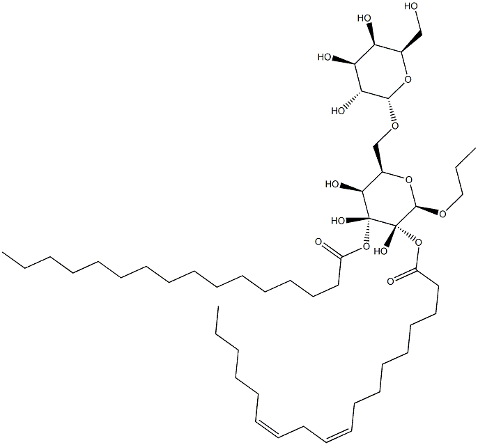 DIGALACTOSYLDIACYLGLYCEROL Structure