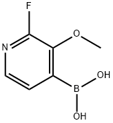 2-fluoro-3-Methoxypyridin-4-ylboronic acid Struktur