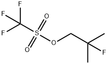 2-Fluoro-2-Methylpropyl trifluoroMethanesulfonate, 145349-17-3, 结构式