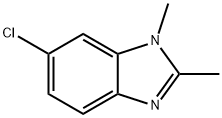6-氯-1,2-二甲基-苯并咪唑, 14537-47-4, 结构式
