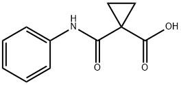 Cyclopropanecarboxylic acid, 1-[(phenylaMino)carbonyl]- Structure