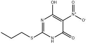 5-硝基-2-(丙基硫代)嘧啶-4,6-二醇,145783-13-7,结构式