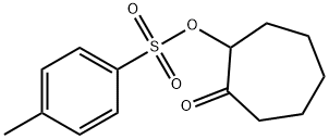 2-(トシルオキシ)シクロヘプタノン 化学構造式