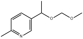 5-(1-(MethoxyMethoxy)ethyl)-2-Methylpyridine, 146062-57-9, 结构式