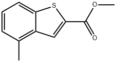 Methyl 4-Methylbenzo[b]thiophene-2-carboxylate Structure