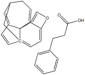 3H-4,7a-Methanocyclohept[3,3a]indeno[5,4-b]oxete Benzenepropanoic Acid Derivative Struktur