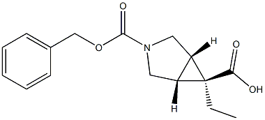 (1R,5S,6r)-3-benzyl 6-ethyl 3-azabicyclo[3.1.0]hexane-3,6-dicarboxylate Struktur