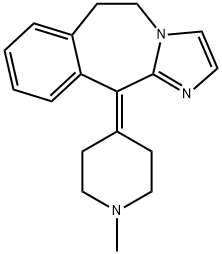 11-(1-Methylpiperidin-4-ylidene)-6,11-dihydro-5H-benzo[d]iMidazo[1,2-a]azepine Struktur
