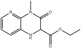 乙基 4-甲基-3-羰基-1,2,3,4-四氢吡啶并[2,3-B]吡嗪-2-羧酸酯 结构式