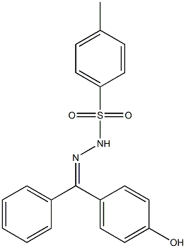 4-Methylbenzenesulfonic Acid 2-[(4-Hydroxyphenyl)phenylMethylene]hydrazide Structure