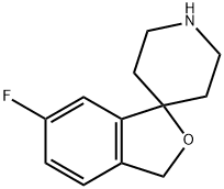 6-FLUORO-3H-SPIRO[2-BENZOFURAN-1,4'-PIPERIDINE] Structure