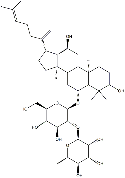ギンセノシドRg6 化学構造式