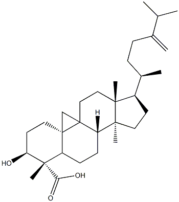 1-デヒドロキシ-23-デオキソジェシン酸 化学構造式