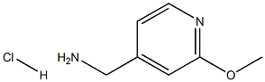 (2-メトキシピリジン-4-イル)メタンアミン塩酸塩 化学構造式