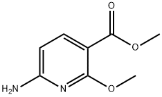 6-AMino-2-Methoxypyridine-3-carboxylic acid Methyl ester Struktur