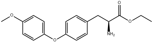 O-(4-甲氧苯基)-L-酪氨酸乙酯,1496566-81-4,结构式