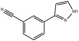 3-(3-吡唑基)苯甲腈,149739-51-5,结构式