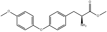 O-(4-甲氧苯基)-L-酪氨酸甲酯, 1497417-01-2, 结构式