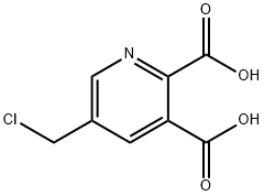 5-(氯甲基)吡啶-2,3-二羧酸, 150022-94-9, 结构式