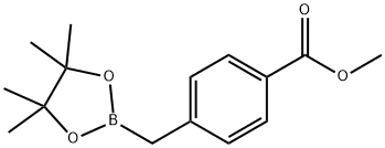 4-(Methoxycarbonyl)benzylboronic Acid Pinacol Ester Structure