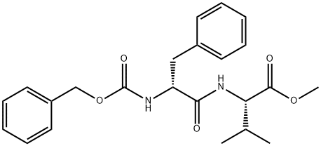 CARBOBENZYLOXY-L-PHENYLALANYL-L-VALINE METHYL ESTER Structure
